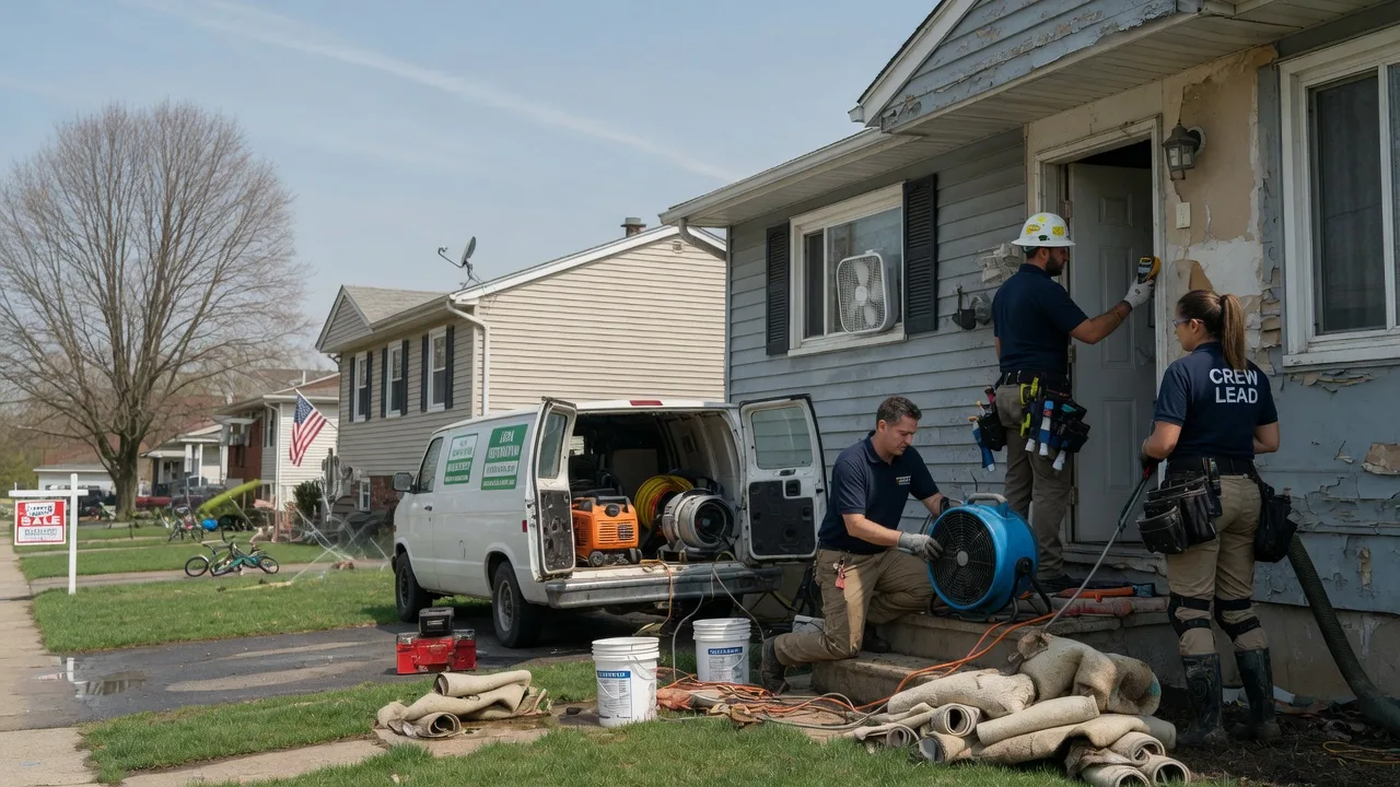 Flood Cleanup in Rochelle Park, NJ near me